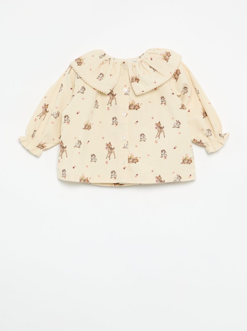 'Disney' 'Bambi' 2-Piece Set - Shirt + Leggings Beige - Kiabi