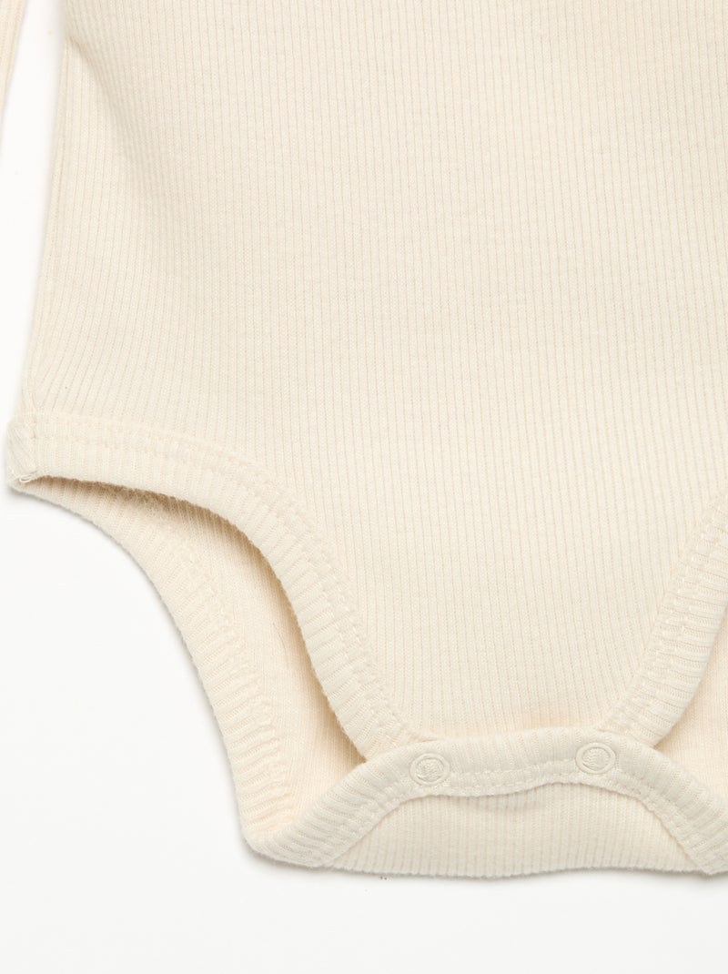 'Disney' Bodysuit with Embroidered Collar White - Kiabi