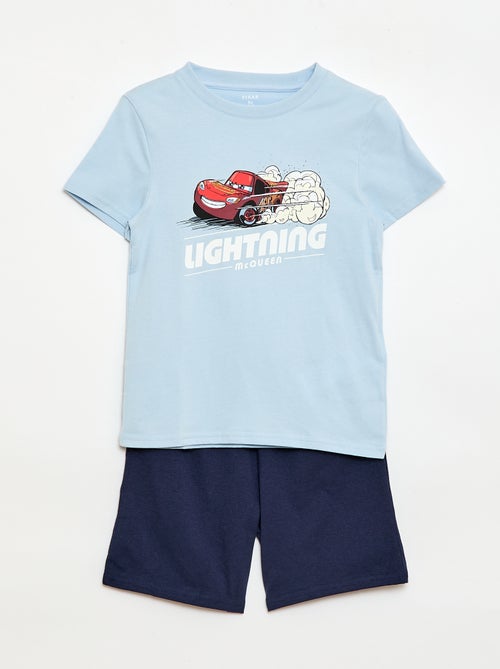 "Disney" "Cars" 2-piece pajama set: shorts + T-shirt - Kiabi