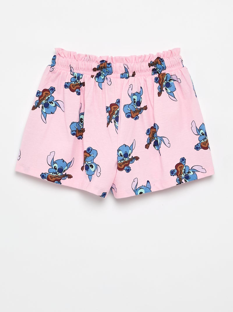 Disney Cotton Jersey Shorts Pink - Kiabi