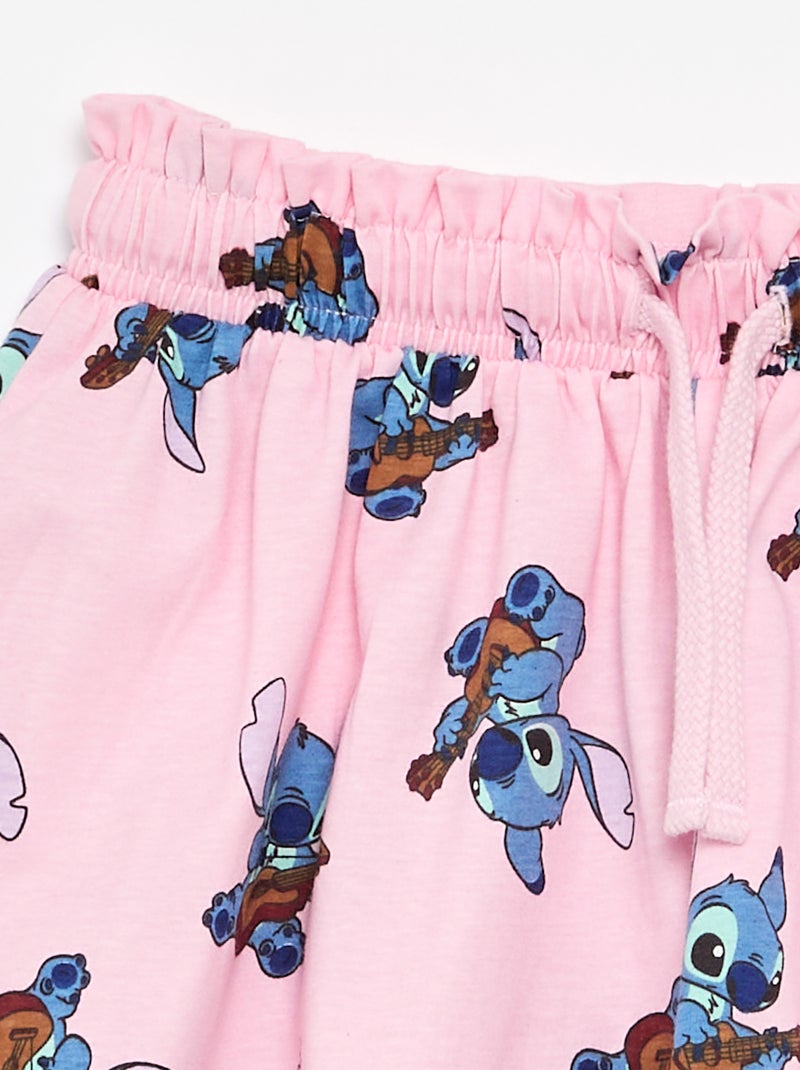 Disney Cotton Jersey Shorts Pink - Kiabi