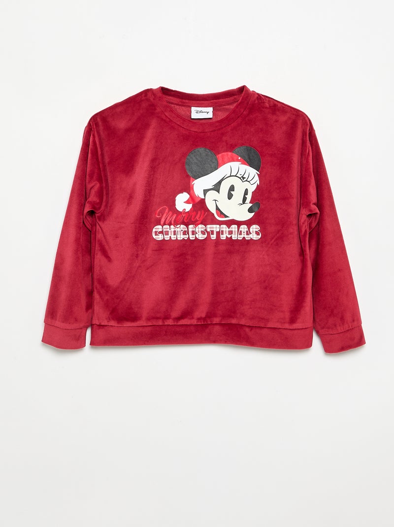 Disney 'Die Eiskönigin' Pyjama-Set aus Samt Rouge - Kiabi