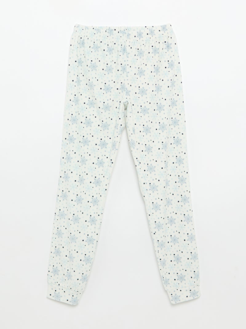 Disney \'Die Eiskönigin\' Samt-Pyjama-Set Bleu - Kiabi