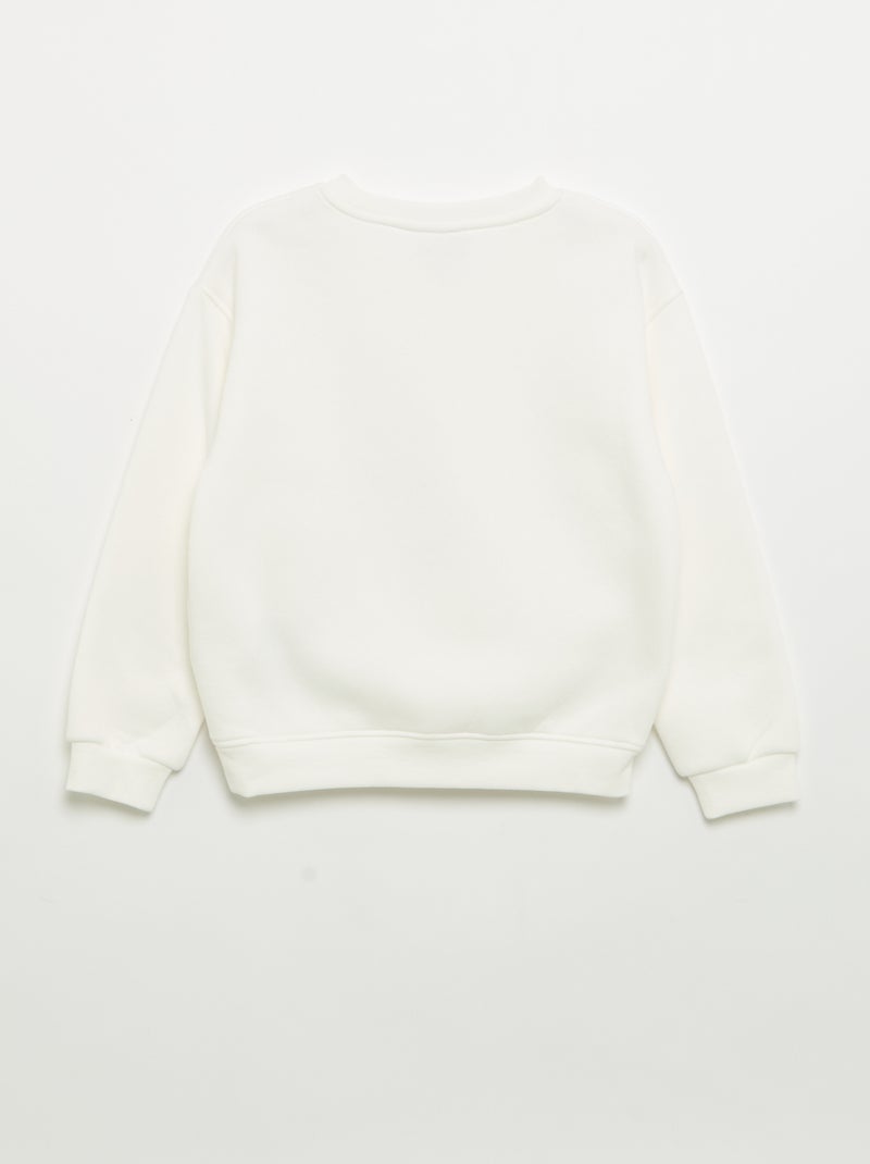 Disney \'Die Eiskönigin\' Sweatshirt Blanc - Kiabi