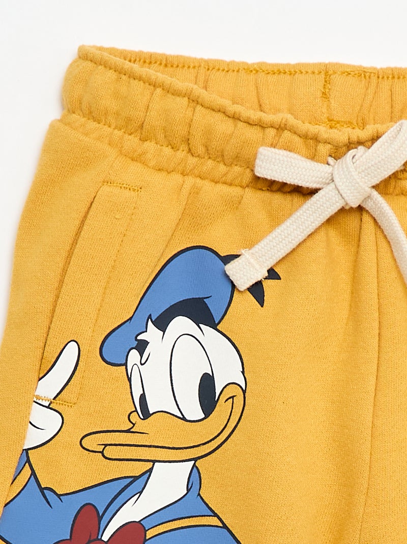 Disney \'Donald\' French Terry Shorts Yellow - Kiabi