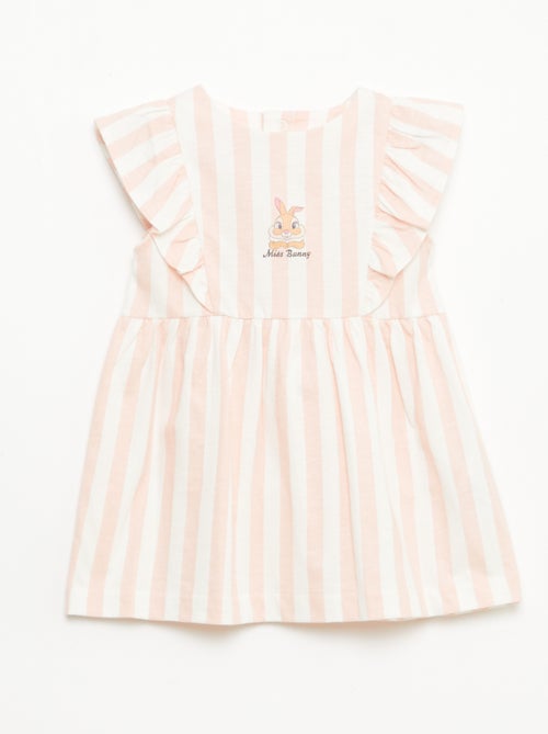 "Disney" dress with ruffles in lightweight cotton - Kiabi