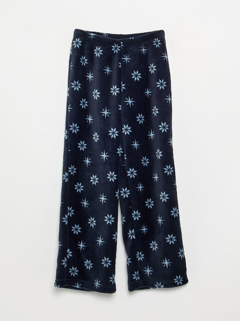 Disney "Frozen" 2-piece pajamas - Long-sleeved T-shirt + pants Blue - Kiabi
