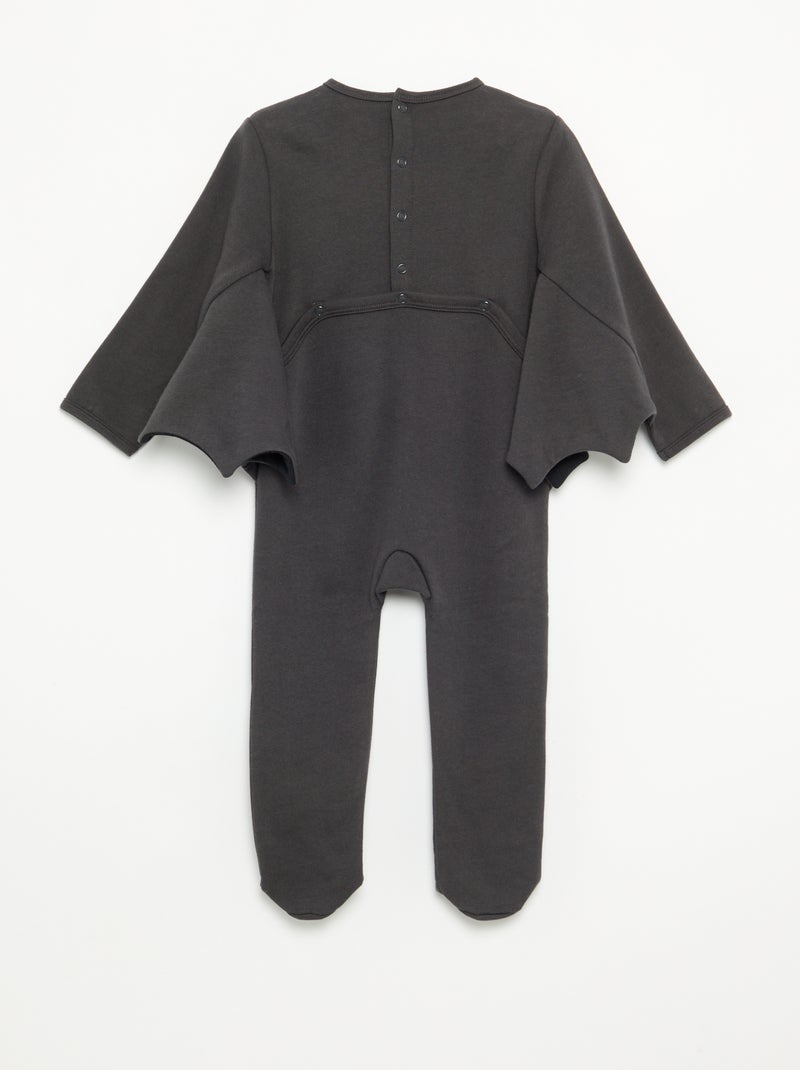 Disney \'Halloween\' Sleepsuit with Bat-Wing Sleeves Black - Kiabi