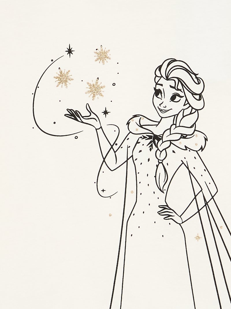 "Disney" Long-Sleeved T-Shirt White - Kiabi
