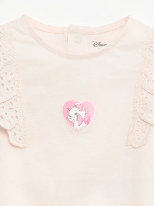Disney 'Marie' Bodysuit with Broderie Anglaise - Kiabi