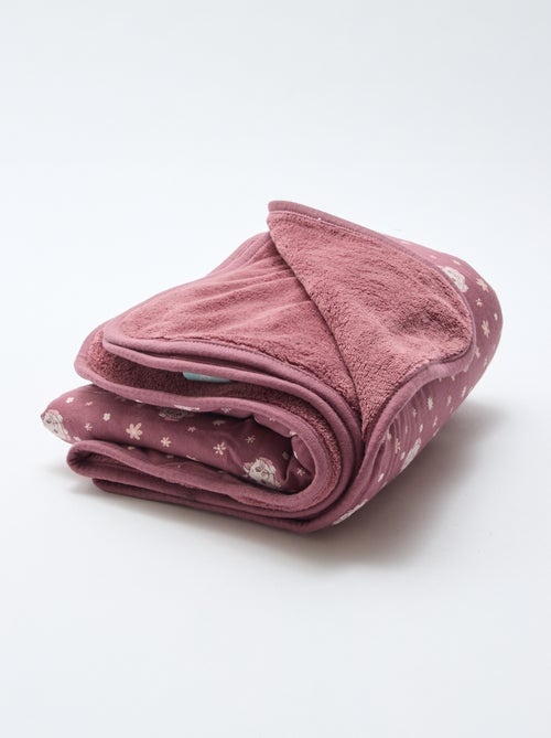 Disney 'Marie' Double-Sided Cotton Jersey Blanket 80x100 cm - Kiabi