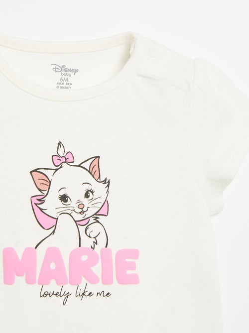 Disney 'Marie' Short-Sleeved T-shirt - Kiabi