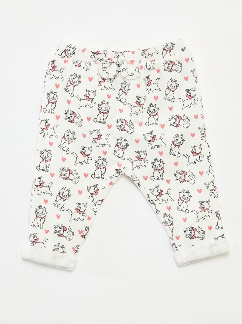 Disney \'Marie\' Sweatshirt and Leggings Set Beige - Kiabi