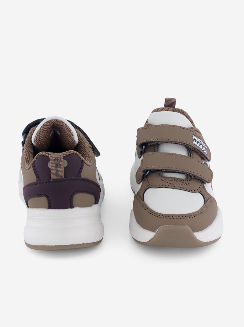 Disney Mickey Low-Top Sneakers Brown - Kiabi