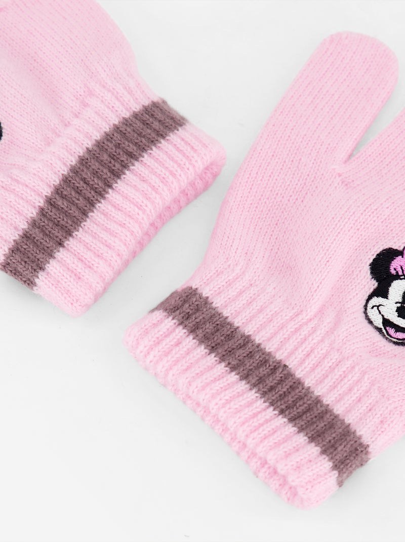 Disney Minnie Gloves Pink - Kiabi