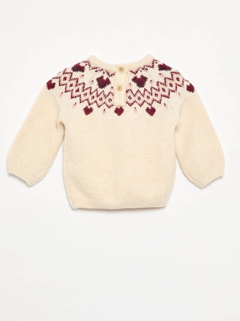 Disney 'Minnie' Round Neck Sweater White - Kiabi