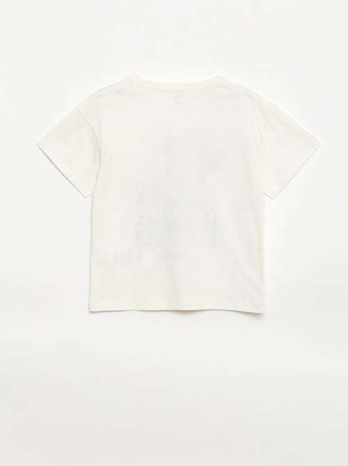 Disney 'Minnie' Solid Cotton T-Shirt - Kiabi