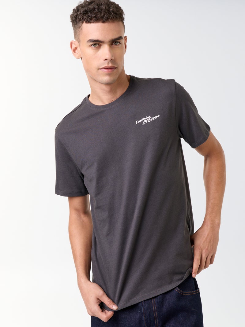 Disney Pixar Cars 'Lightning McQueen' Short Sleeve T-Shirt Black - Kiabi