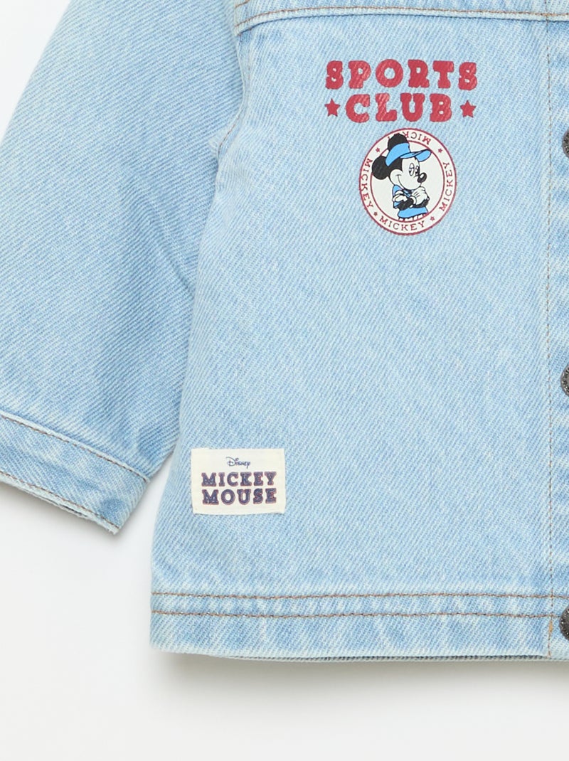 Disney print denim jacket Blue - Kiabi