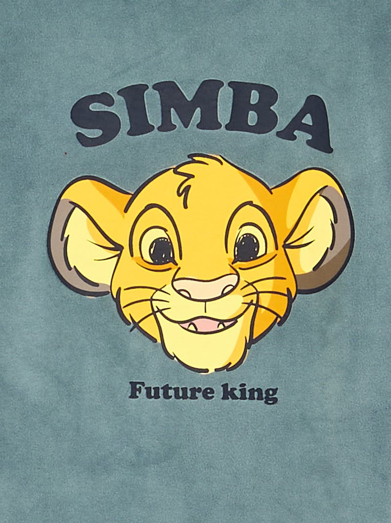 'Disney' Pyjama 2-teilig aus Fleece - Sweatshirt + Hose Blau - Kiabi
