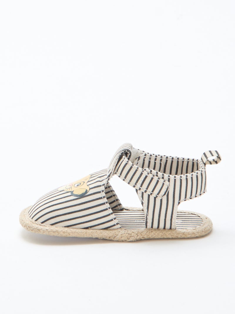 "Disney"-Sandalen aus Stoff Beige - Kiabi