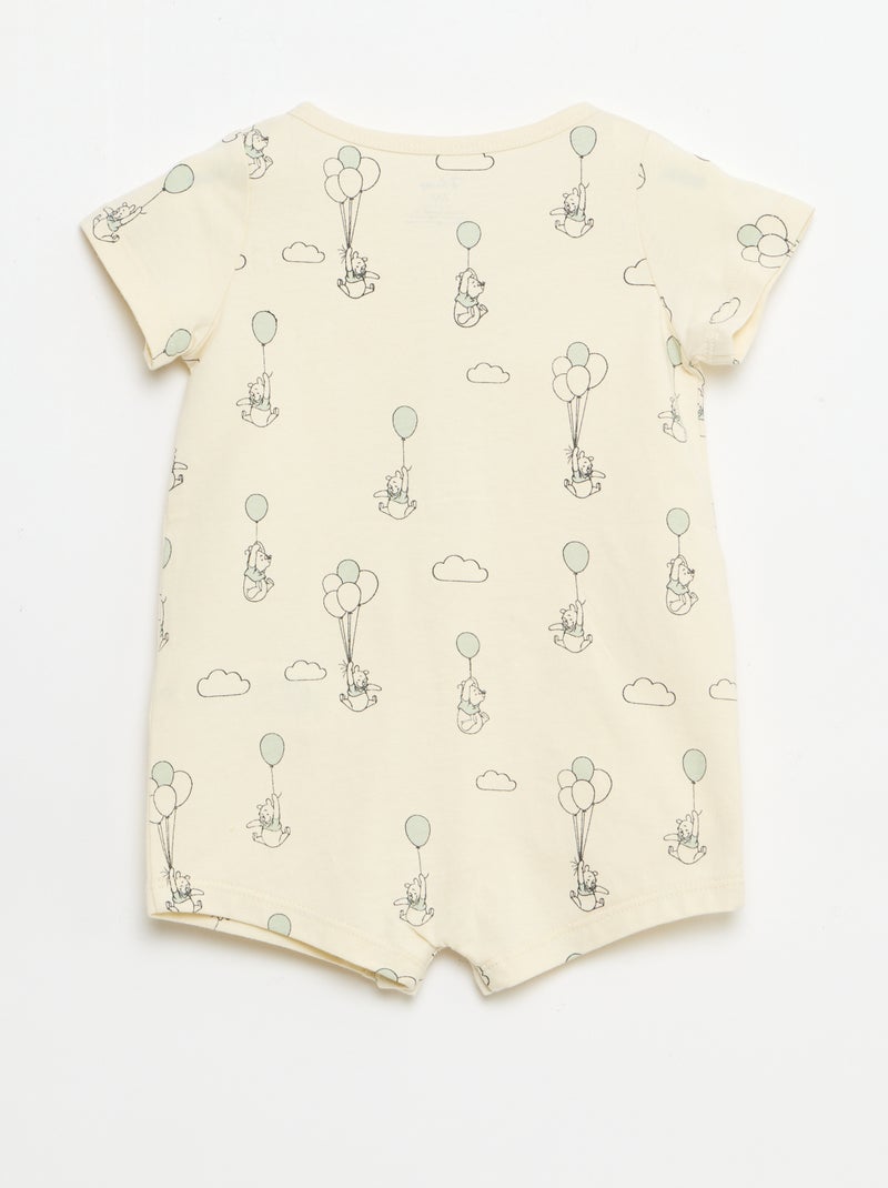 'Disney' short romper and hat set Beige - Kiabi