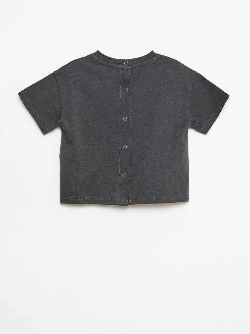 Disney Short-Sleeve T-Shirt Black - Kiabi