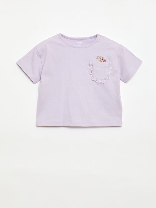 "Disney" Short-Sleeved T-shirt with Ruffled Pocket - Kiabi