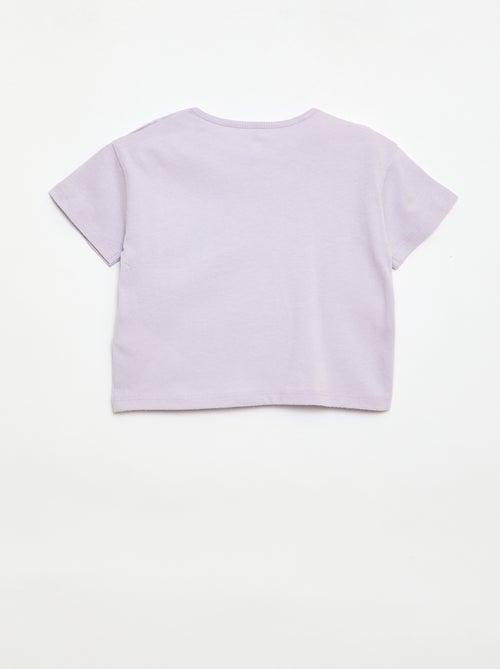 "Disney" Short-Sleeved T-shirt with Ruffled Pocket - Kiabi