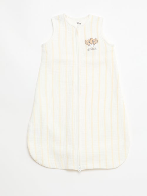 "Disney" "Simba" Sleeveless Zipped Velvet Sleep Bag - Kiabi