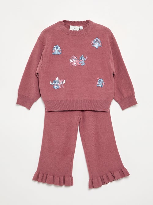Disney \'Stitch\' 2-Piece Set - Sweater + Pants - Kiabi