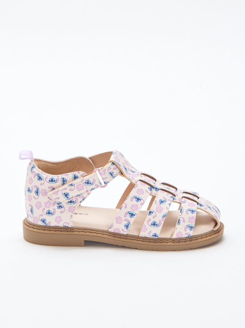 "Disney" "Stitch" all-over strap sandals Pink - Kiabi
