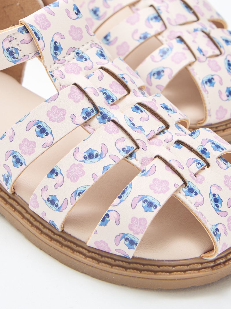 "Disney" "Stitch" all-over strap sandals Pink - Kiabi