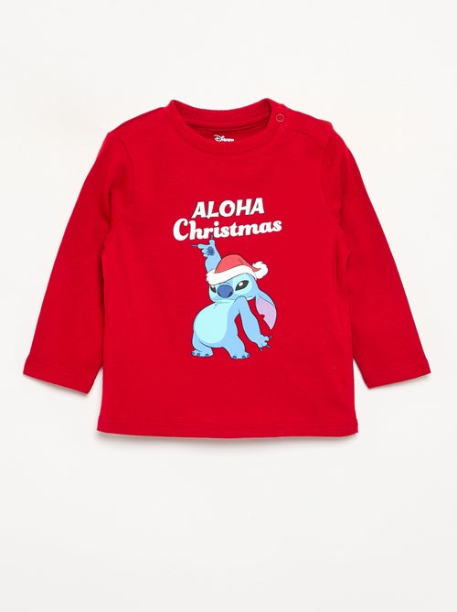 Disney 'Stitch' Loose Long-Sleeved T-Shirt - Kiabi