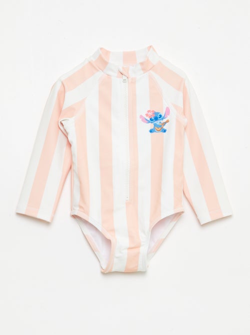 Disney 'Stitch' Zip-up Swimsuit - Kiabi