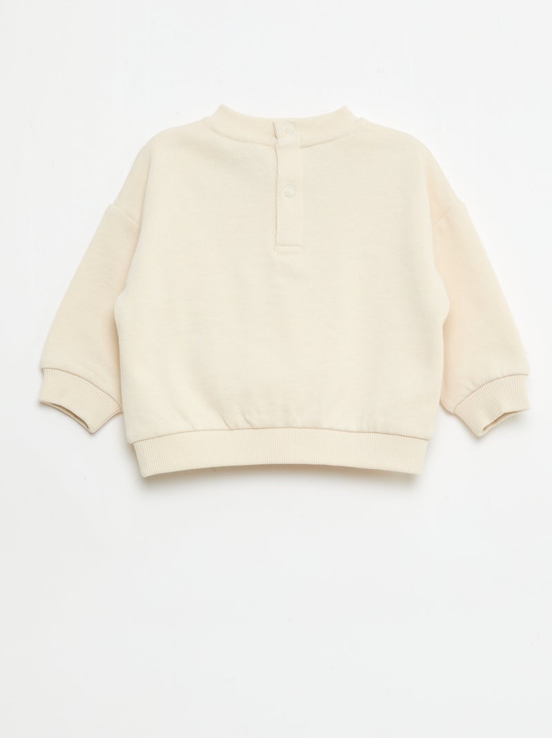 Disney Sweatshirt + Leggings Set Beige - Kiabi