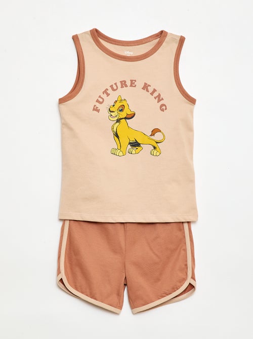 Disney "The Lion King" T-shirt + Shorts Pajama Set - 2 Pieces - Kiabi