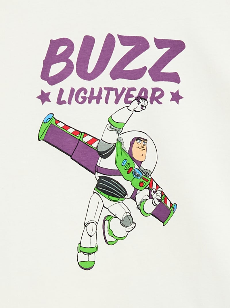 "Disney" "Toy Story" 2-Piece Short & T-shirt Pajamas White - Kiabi
