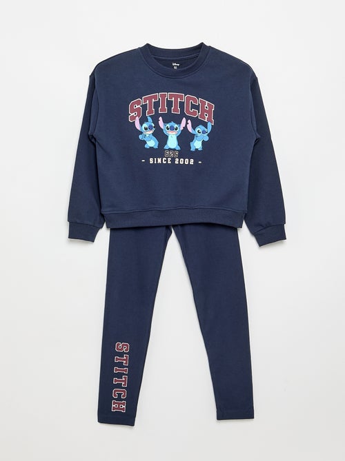 'Disney' Trainings-Set aus ungebürstetem Molton (French Terry) – 2-teilig: Sweatshirt + Hose - Kiabi