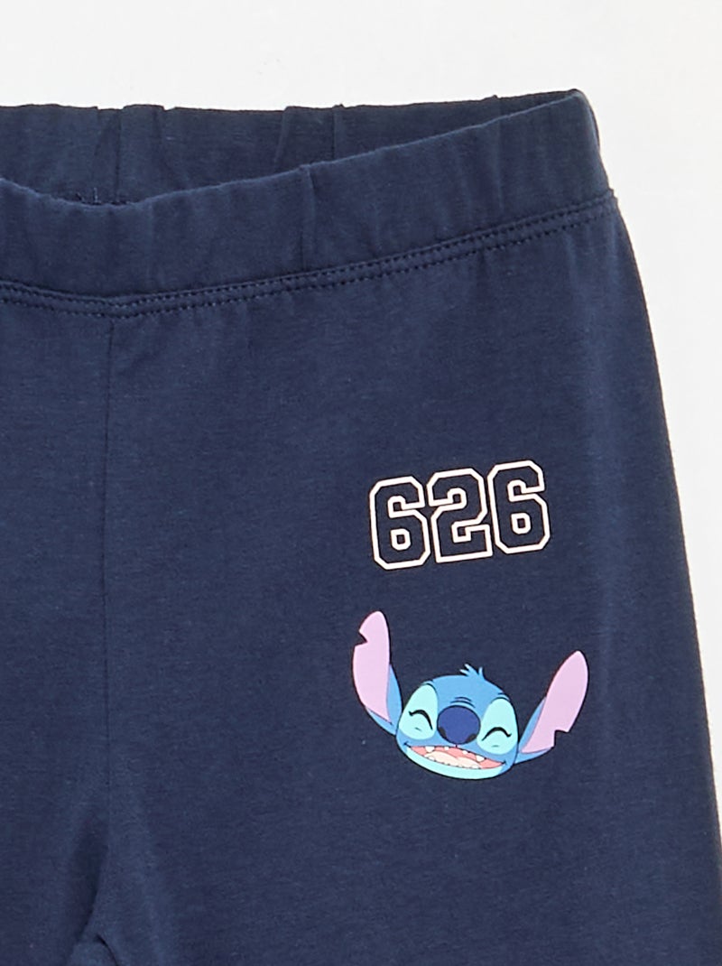 'Disney' Trainings-Set aus ungebürstetem Molton (French Terry) – 2-teilig: Sweatshirt + Hose Blau - Kiabi