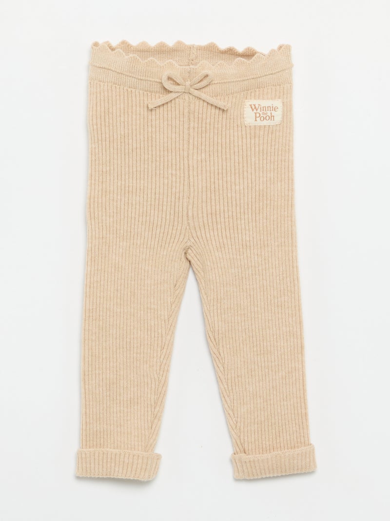 "Disney" "Winnie" 2-teiliges Set - Pullover + Leggings Beige - Kiabi