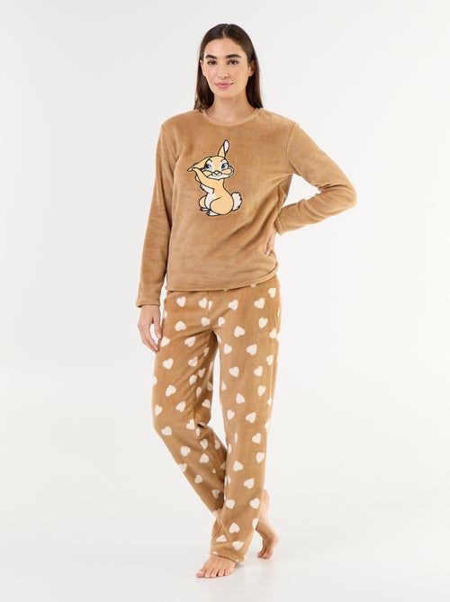Disney's 'Winnie' Long Fleece Pyjama Set - 2-Piece - Kiabi
