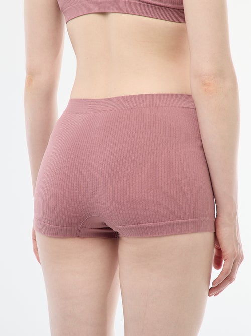 Doppelpack Rippstrick-Shorties - Kiabi