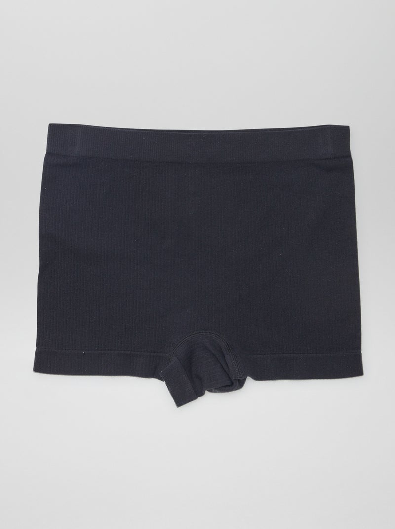 Doppelpack Rippstrick-Shorties Weiß - Kiabi
