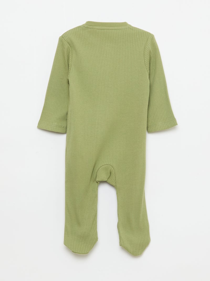 Dors-bien en coton Kaki - Kiabi