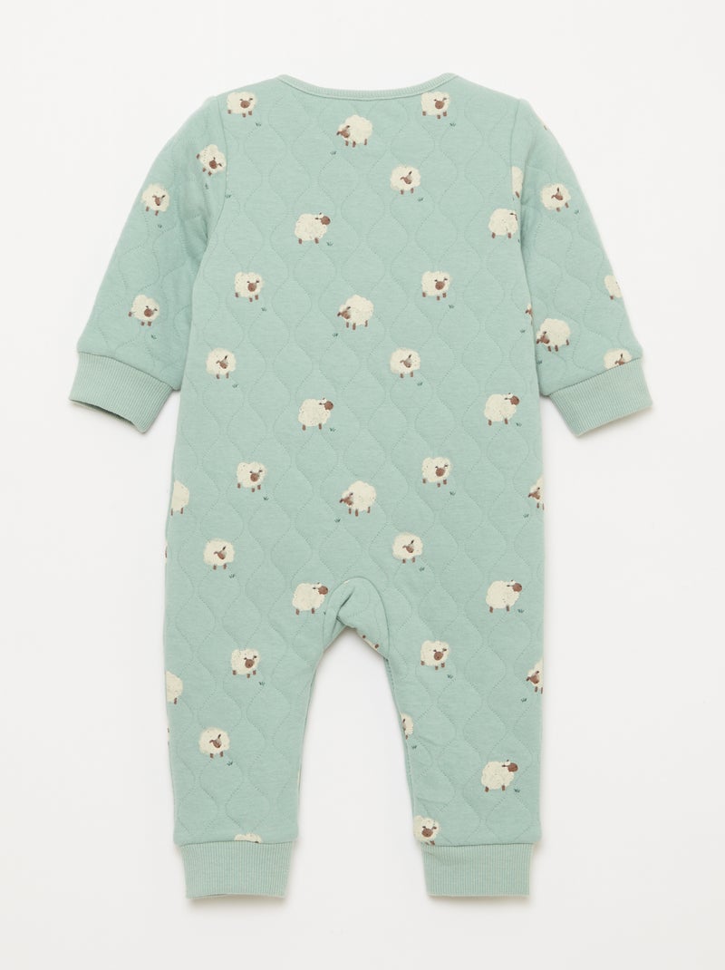 Dors bien matelassé sans pieds Bleu - Kiabi