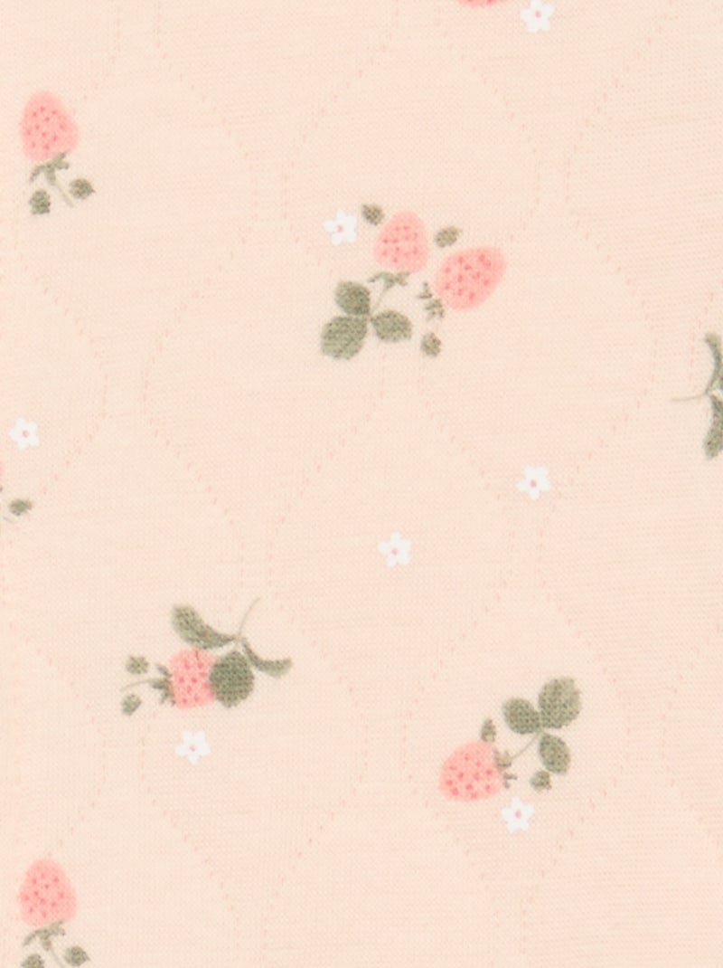 Dors bien matelassé sans pieds Rose - Kiabi