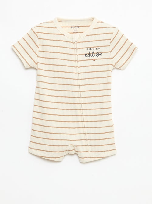 Dors bien zippé léger manches courtes - Kiabi