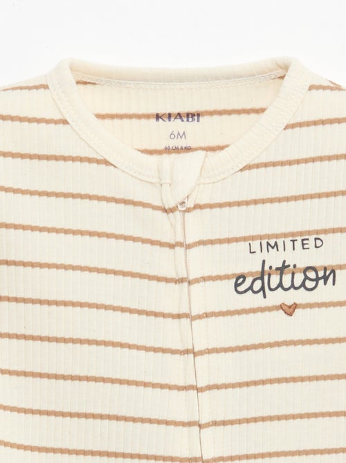 Dors bien zippé léger manches courtes - Kiabi