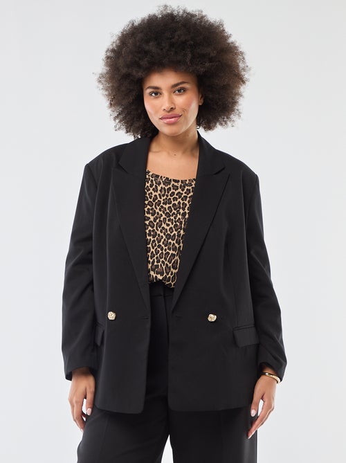 Double-Breasted Long Tailored Jacket - Kiabi